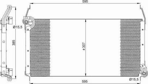 NRF 35259 - Condensatore, Climatizzatore www.autoricambi360.it