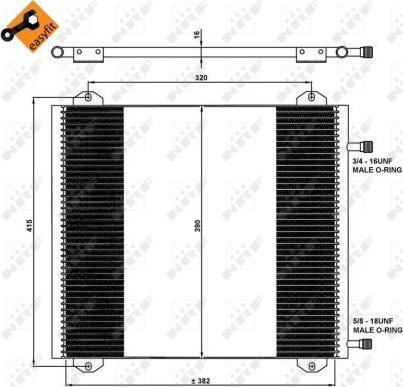 NRF 35785 - Condensatore, Climatizzatore www.autoricambi360.it