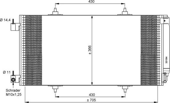 NRF 35786 - Condensatore, Climatizzatore www.autoricambi360.it