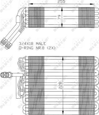 NRF 36024 - Evaporatore, Climatizzatore www.autoricambi360.it