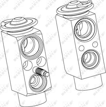 NRF 38405 - Valvola ad espansione, Climatizzatore www.autoricambi360.it