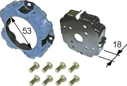 NRF 38473 - Disco condotto / Menabrida, Innesto elet.magnetico-compressore www.autoricambi360.it