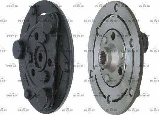 NRF 380817 - Disco condotto / Menabrida, Innesto elet.magnetico-compressore www.autoricambi360.it