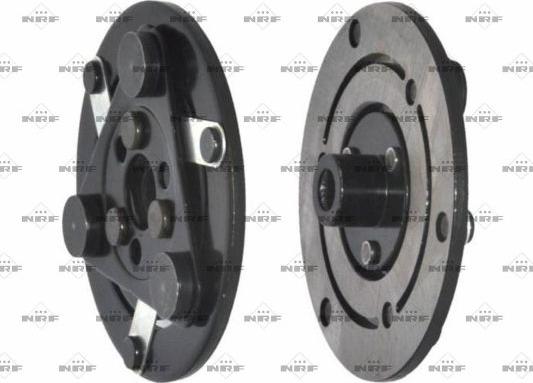 NRF 380836 - Disco condotto / Menabrida, Innesto elet.magnetico-compressore www.autoricambi360.it