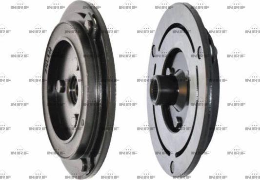 NRF 380833 - Disco condotto / Menabrida, Innesto elet.magnetico-compressore www.autoricambi360.it