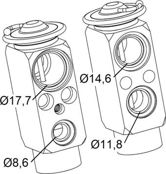 NRF 38399 - Valvola ad espansione, Climatizzatore www.autoricambi360.it