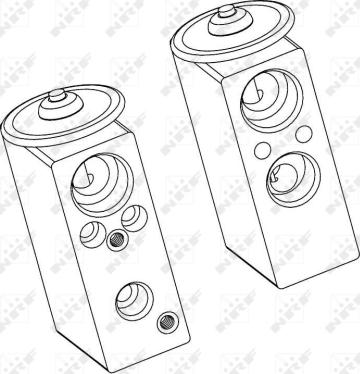 NRF 38365 - Valvola ad espansione, Climatizzatore www.autoricambi360.it