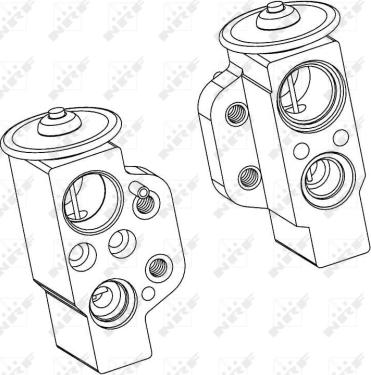 NRF 38368 - Valvola ad espansione, Climatizzatore www.autoricambi360.it
