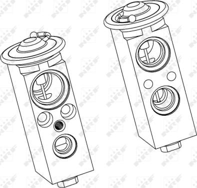 NRF 38377 - Valvola ad espansione, Climatizzatore www.autoricambi360.it