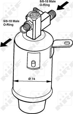 NRF 33018 - Essiccatore, Climatizzatore www.autoricambi360.it