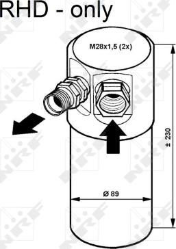 NRF 33082 - Essiccatore, Climatizzatore www.autoricambi360.it