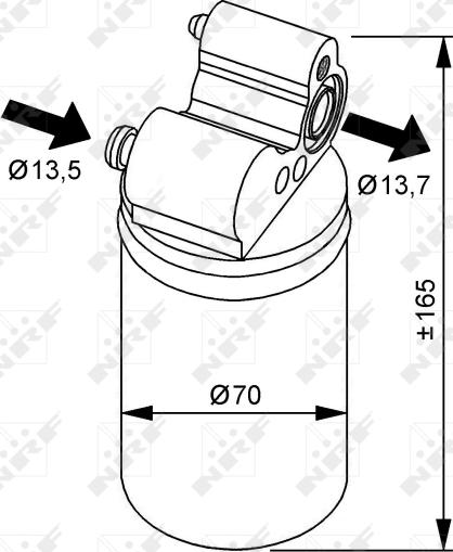 NRF 33313 - Essiccatore, Climatizzatore www.autoricambi360.it