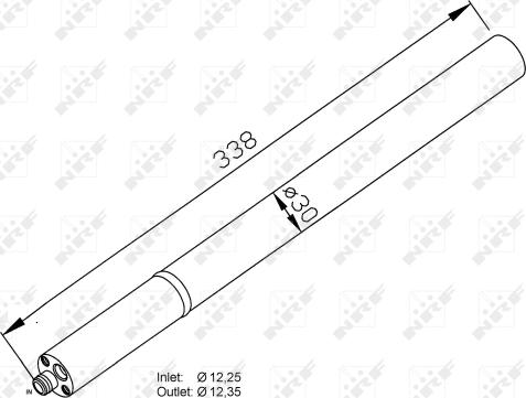 NRF 33211 - Essiccatore, Climatizzatore www.autoricambi360.it
