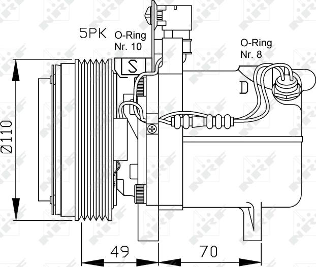 NRF 32490 - Compressore, Climatizzatore www.autoricambi360.it