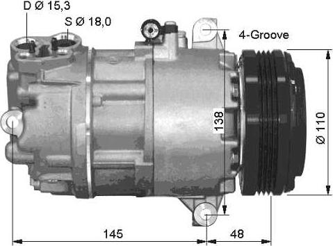 NRF 32493 - Compressore, Climatizzatore www.autoricambi360.it