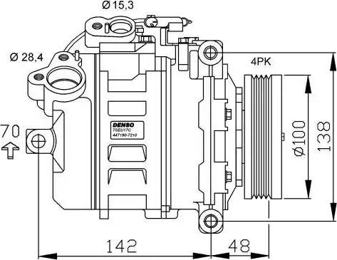 NRF 32433G - Compressore, Climatizzatore www.autoricambi360.it