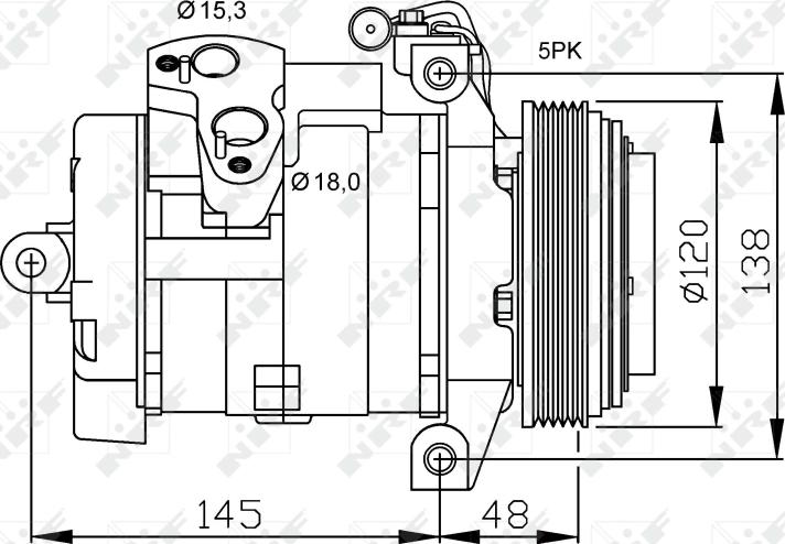 NRF 32470 - Compressore, Climatizzatore www.autoricambi360.it