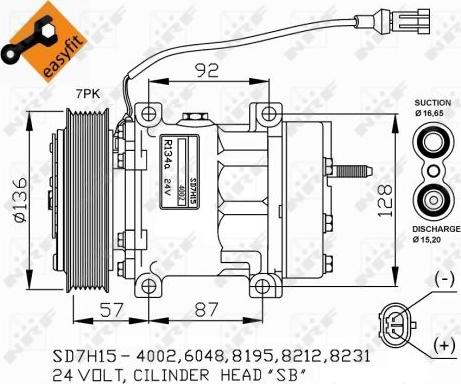 NRF 32477G - Compressore, Climatizzatore www.autoricambi360.it