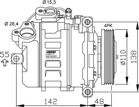 NRF 32531G - Compressore, Climatizzatore www.autoricambi360.it