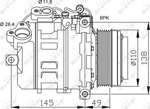 NRF 32533 - Compressore, Climatizzatore www.autoricambi360.it