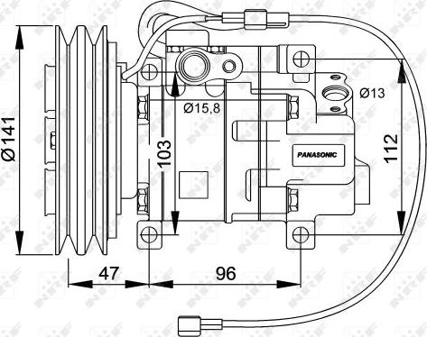 NRF 32691G - Compressore, Climatizzatore www.autoricambi360.it