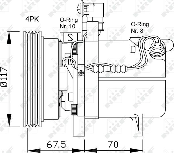 NRF 32055 - Compressore, Climatizzatore www.autoricambi360.it