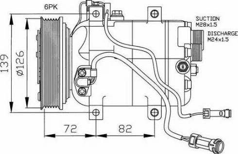 NRF 32027G - Compressore, Climatizzatore www.autoricambi360.it