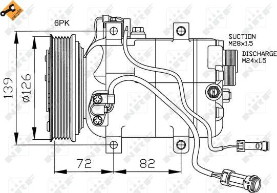 NRF 32027 - Compressore, Climatizzatore www.autoricambi360.it