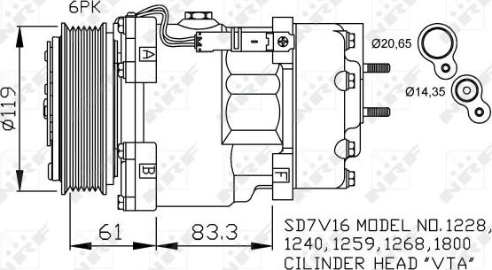 NRF 32198 - Compressore, Climatizzatore www.autoricambi360.it