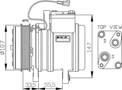 NRF  32143G - Compressore, Climatizzatore www.autoricambi360.it