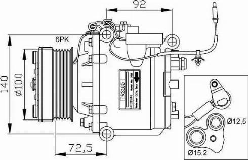 NRF 32165G - Compressore, Climatizzatore www.autoricambi360.it