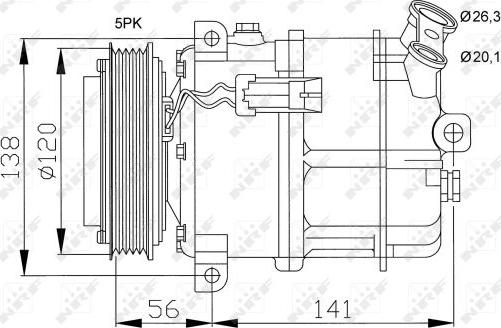 NRF 32117 - Compressore, Climatizzatore www.autoricambi360.it