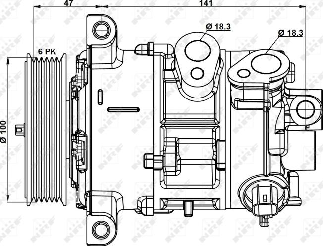 NRF 32882 - Compressore, Climatizzatore www.autoricambi360.it
