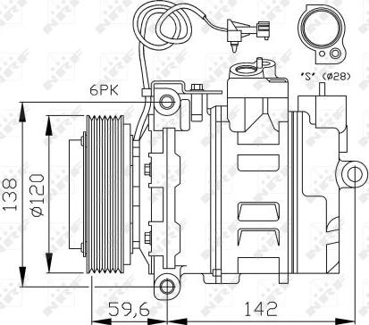 NRF 32377 - Compressore, Climatizzatore www.autoricambi360.it