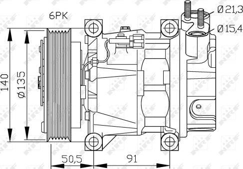 NRF 32289G - Compressore, Climatizzatore www.autoricambi360.it