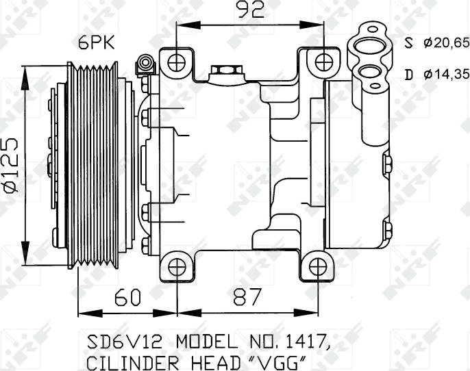 NRF 32235 - Compressore, Climatizzatore www.autoricambi360.it