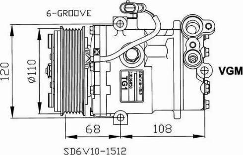 NRF 32230G - Compressore, Climatizzatore www.autoricambi360.it