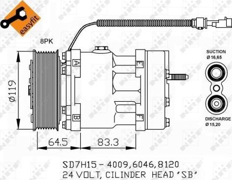 NRF 32750 - Compressore, Climatizzatore www.autoricambi360.it