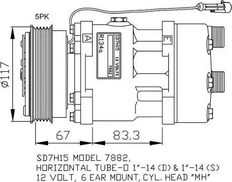NRF 32779G - Compressore, Climatizzatore www.autoricambi360.it