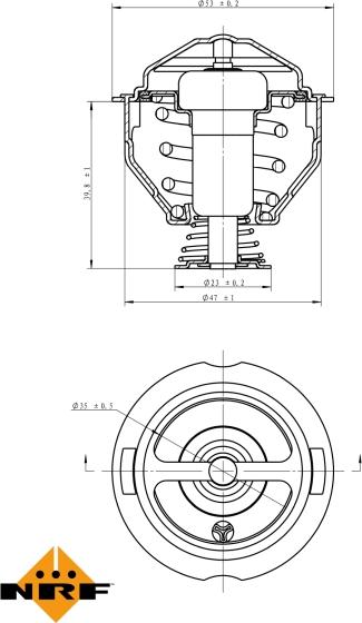 NRF 725090 - Termostato, Refrigerante www.autoricambi360.it