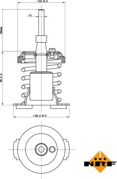 NRF 725093 - Termostato, Refrigerante www.autoricambi360.it