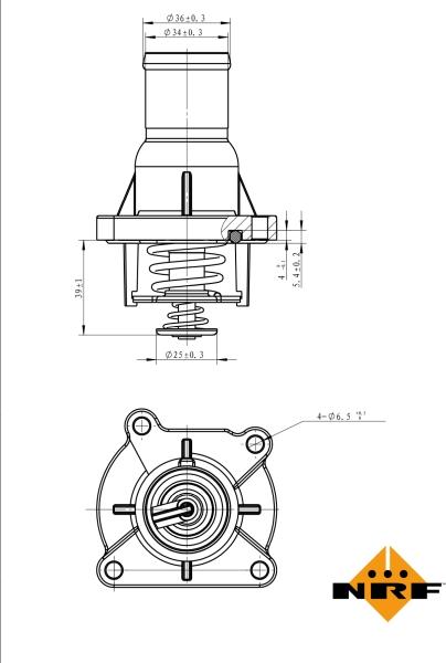 NRF 725046 - Termostato, Refrigerante www.autoricambi360.it