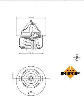 NRF 725054 - Termostato, Refrigerante www.autoricambi360.it