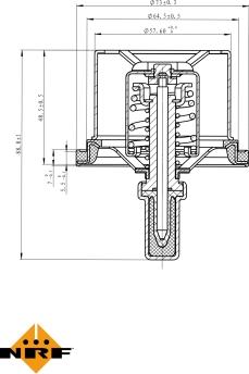 NRF 725029 - Termostato, Refrigerante www.autoricambi360.it