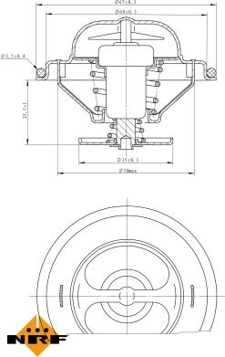 NRF 725072 - Termostato, Refrigerante www.autoricambi360.it