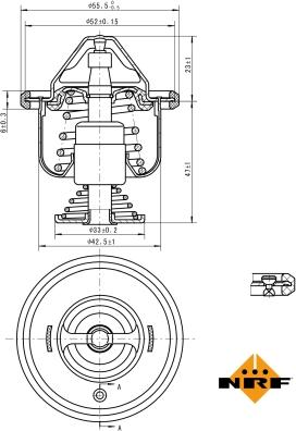 NRF 725199 - Termostato, Refrigerante www.autoricambi360.it