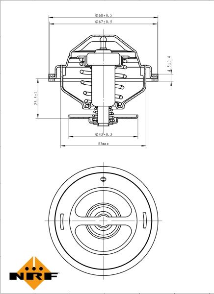 NRF 725194 - Termostato, Refrigerante www.autoricambi360.it