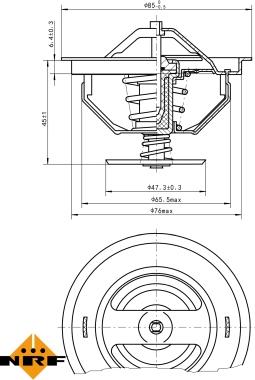 NRF 725198 - Termostato, Refrigerante www.autoricambi360.it