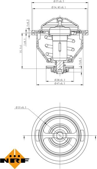NRF 725140 - Termostato, Refrigerante www.autoricambi360.it