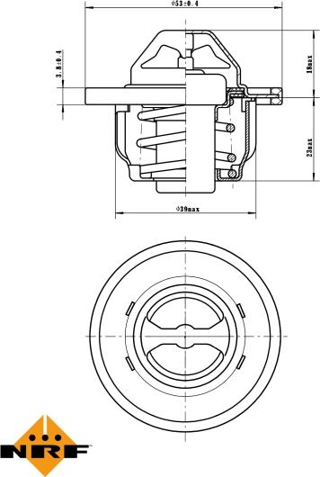 NRF 725150 - Termostato, Refrigerante www.autoricambi360.it